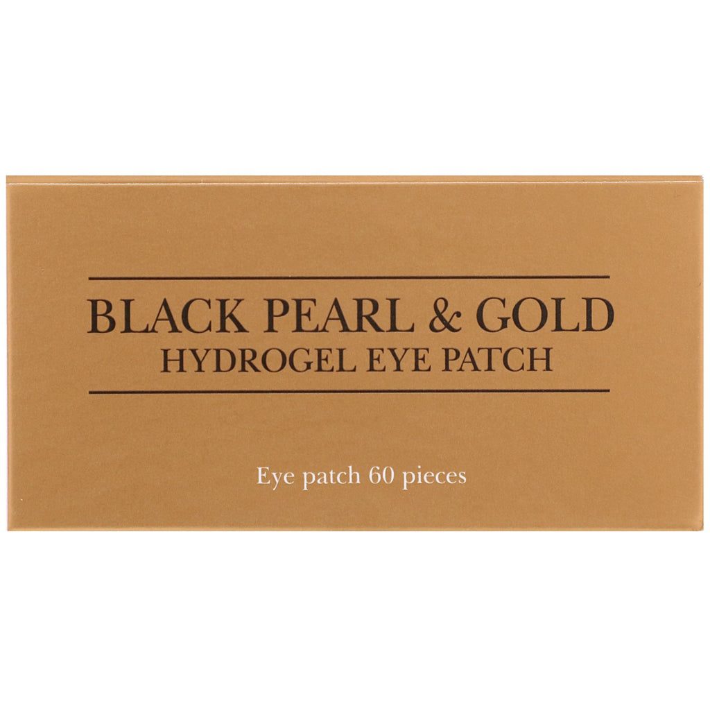 Petitfee, Black Pearl & Gold Hydrogel Eye Patch, 60 Patches
