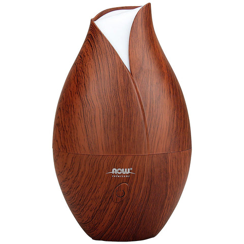 Now Foods, Solutions, Ultrasonic Faux Wood Grain Oil Diffuser, 1 Piece