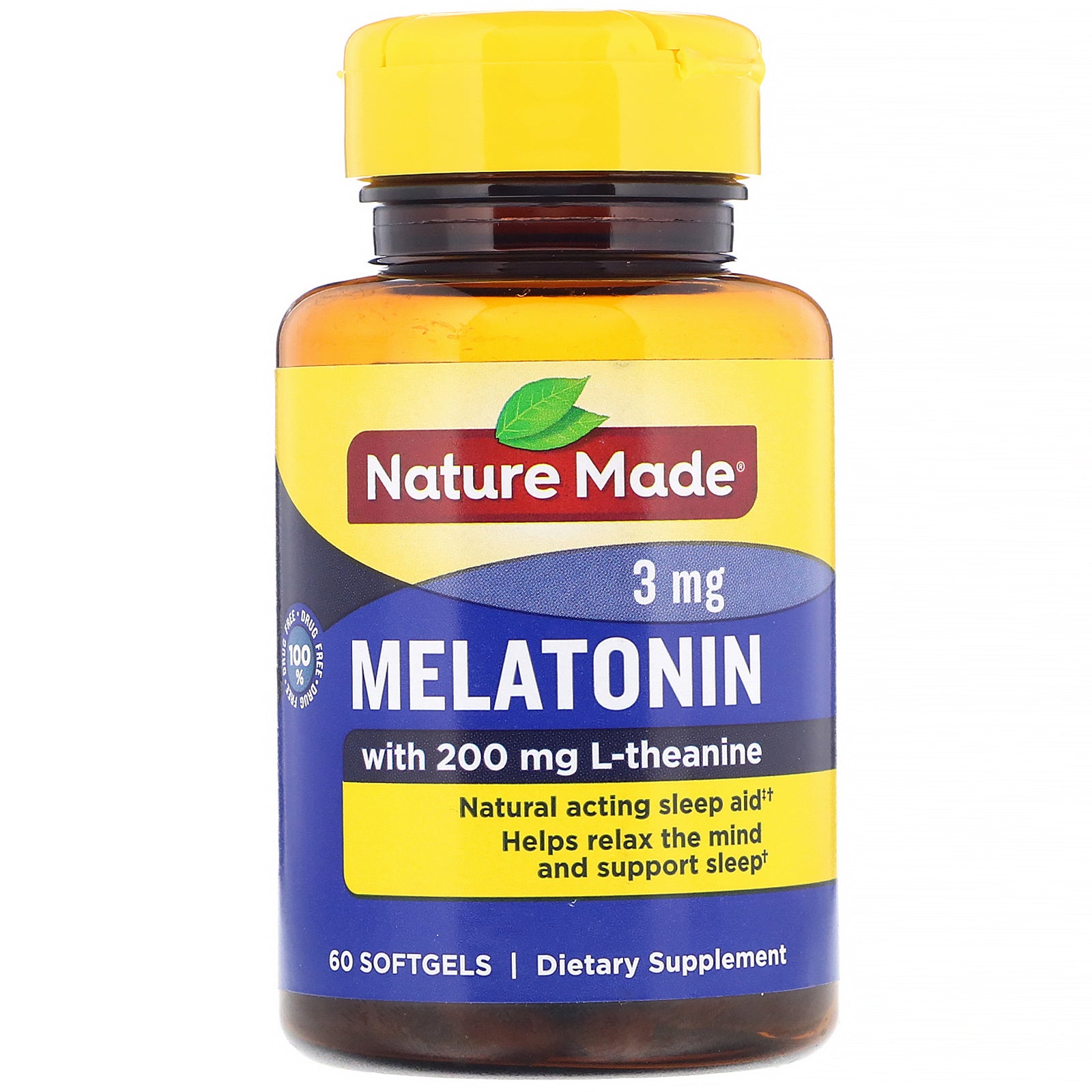 Nature Made, Melatonin, 3 mg, 60 Softgels
