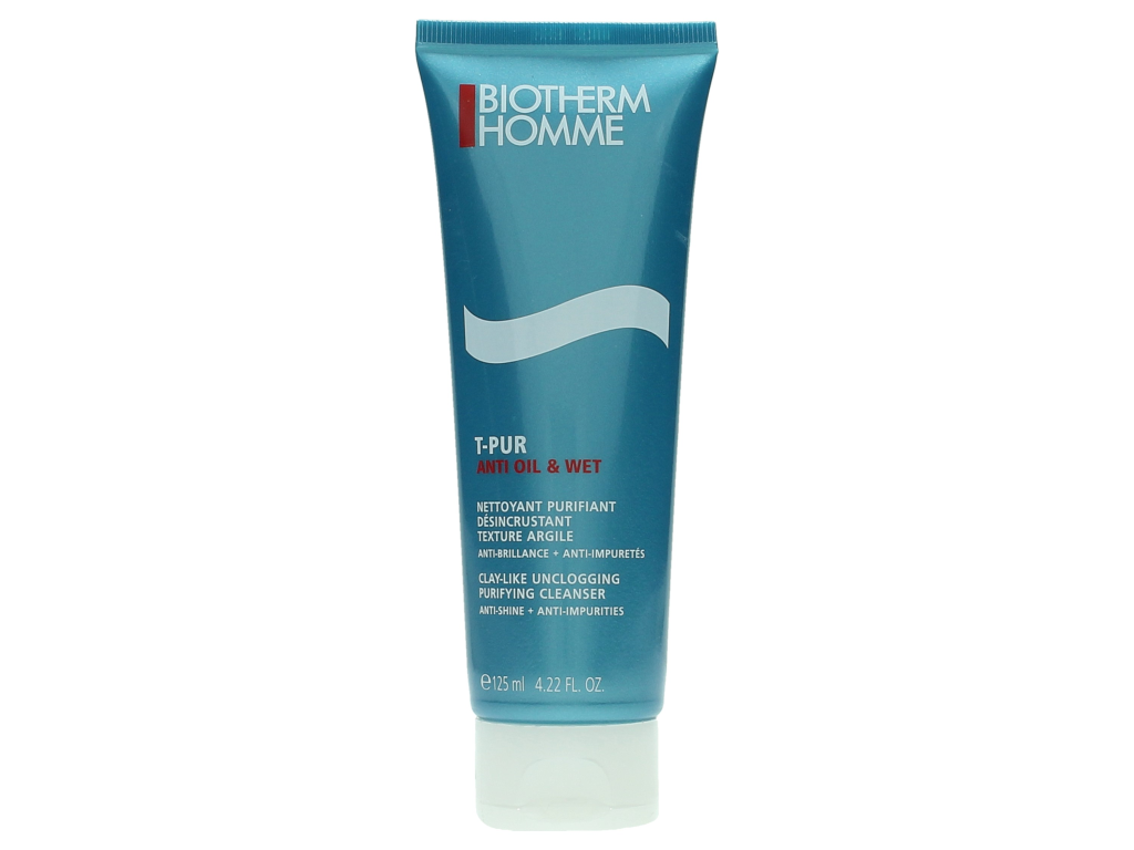Biotherm Homme T-Pur Limpiador Antigrasas y Brillos 125 ml
