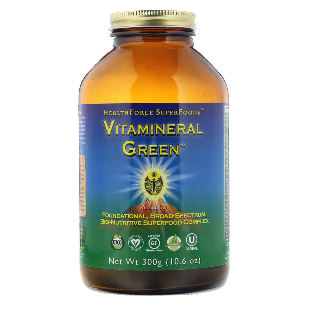 HealthForce Superfoods, Vitamineral Green, Version 5.5, 10.6 oz (300 g)