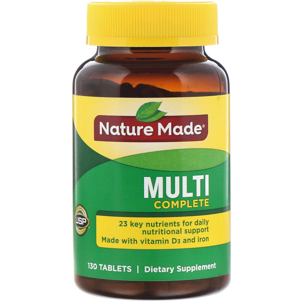 Nature Made, Multi Complete, 130 Tablets