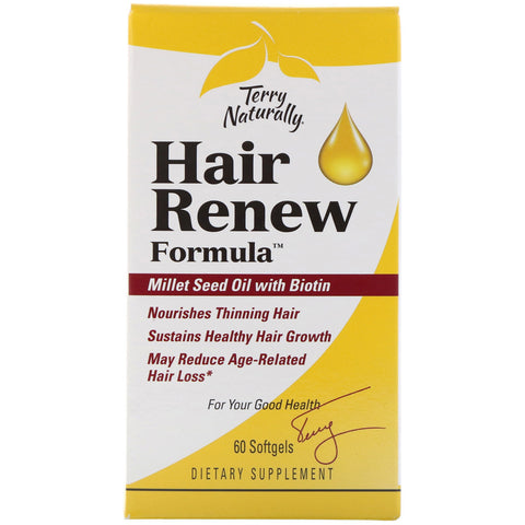 Terry Naturally, Hair Renew Formula, 60 Softgels