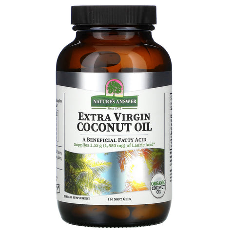 Nature's Answer, Extra Virgin Coconut Oil, 120 Softgels