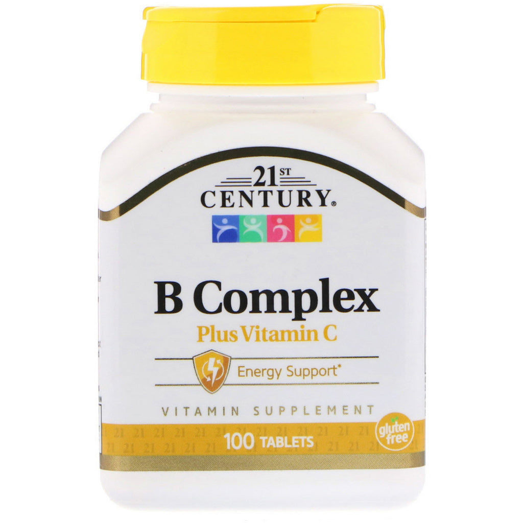 21st Century, B Complex Plus Vitamin C, 100 Tablets