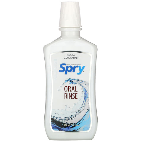 Xlear, Spry, Oral Rinse, Natural Coolmint, 16 fl oz (473 ml)