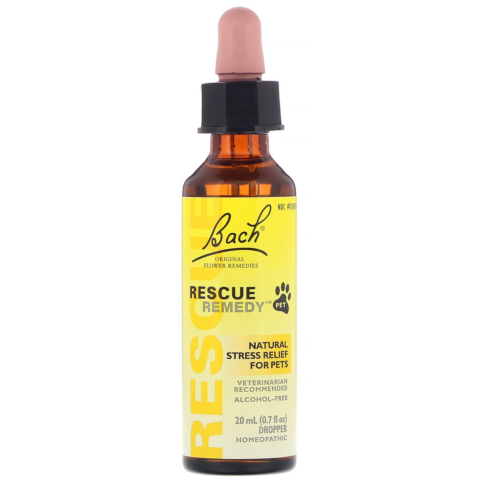 Bach, Original Flower Remedies, Rescue Remedy Pet, 0.7 fl oz (20 ml)