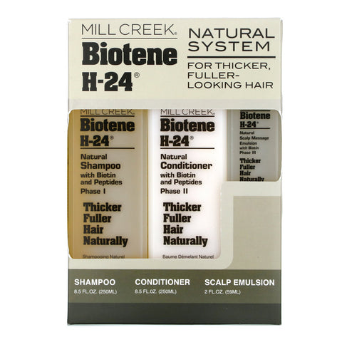 Mill Creek Botanicals, Natural System, 3 Piece Kit