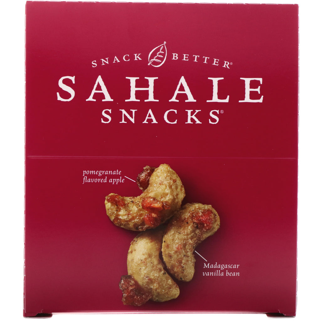 Sahale Snacks, Pomegranate Vanilla Flavored Cashews, Glazed Mix, 9 Packs, 1.5 oz (42.5 g) Each