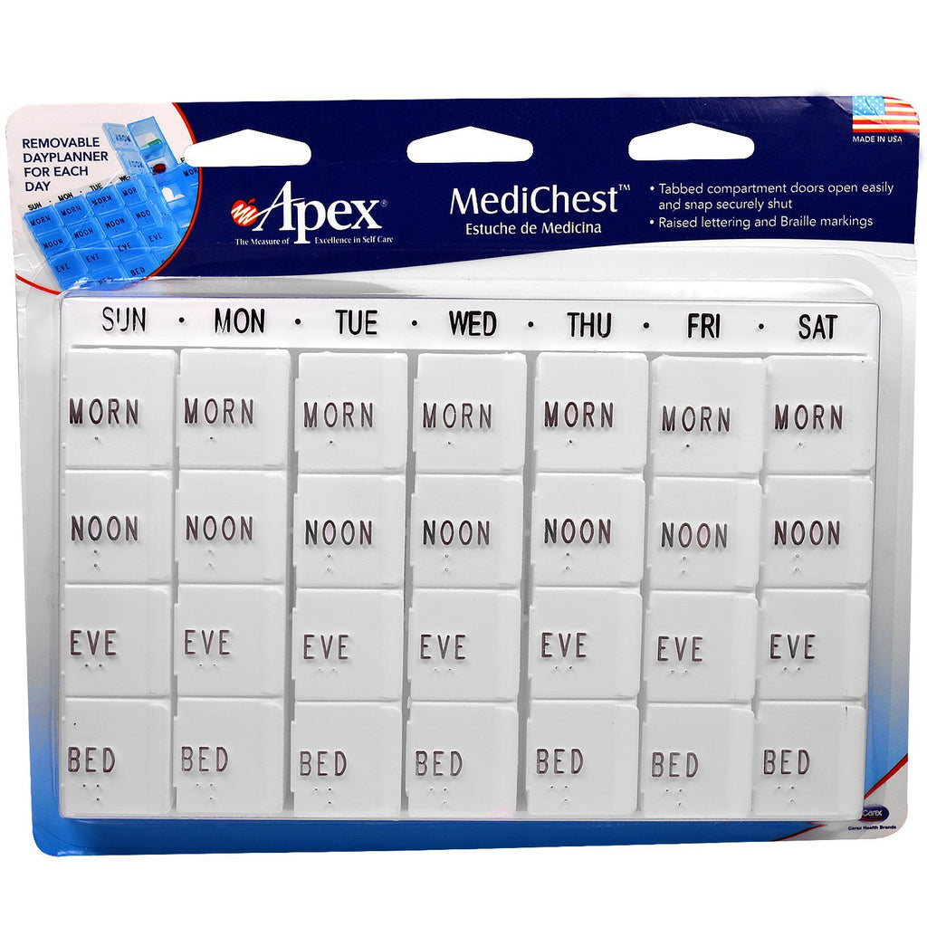 Apex, MediChest, Vitamin and Medication Organizer