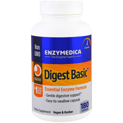 Enzymedica, Digest Basic, Essential Enzyme Formula, 180 Capsules