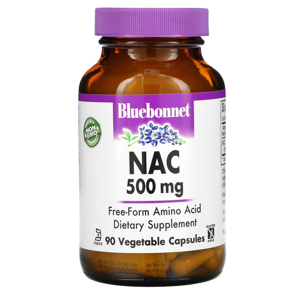 Bluebonnet Nutrition, NAC, 500 mg, 90 Vcaps