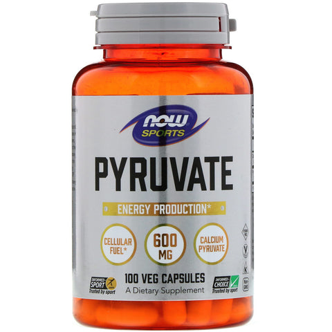 Now Foods, Pyruvate, 600 mg, 100 Veg Capsules