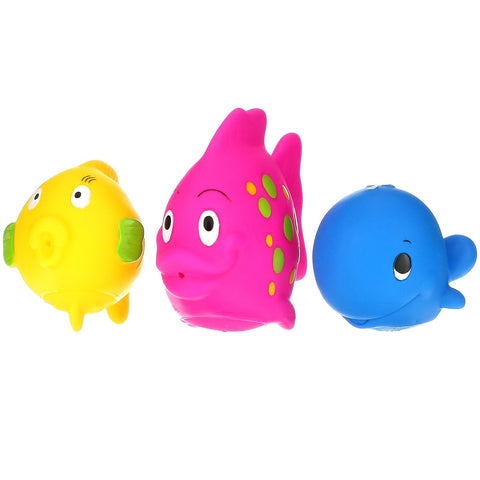 Nuby, Fun Fish Squirters, 6+ Months, 3 Pack