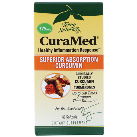 Terry Naturally, CuraMed, 375 mg, 60 Softgels