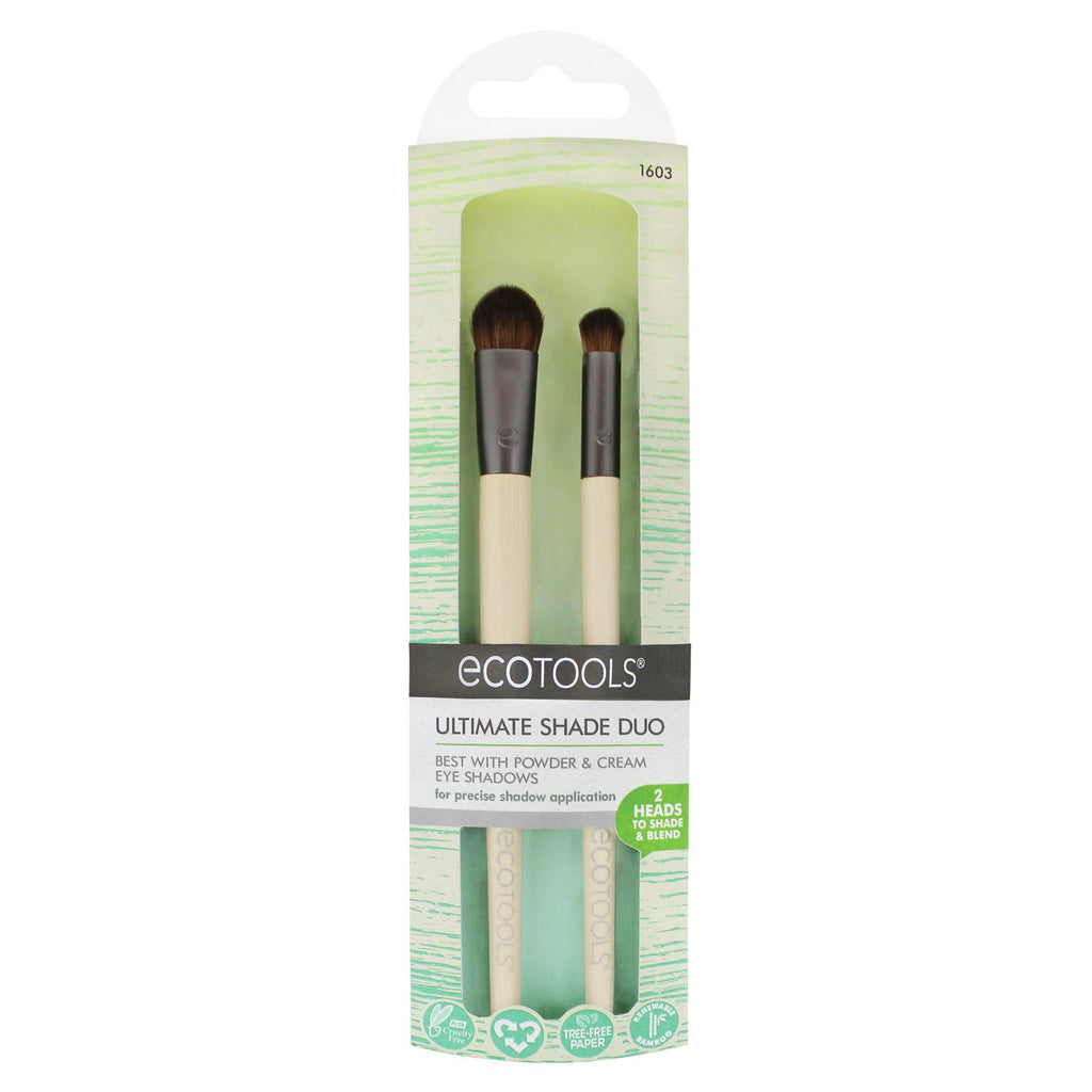 EcoTools, Ultimate Shade Duo, 2 Brushes