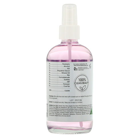 Advanced Clinicals, Collagen + Rosewater,  Pump + Glow Facial Mist, 8 fl oz (237 ml)