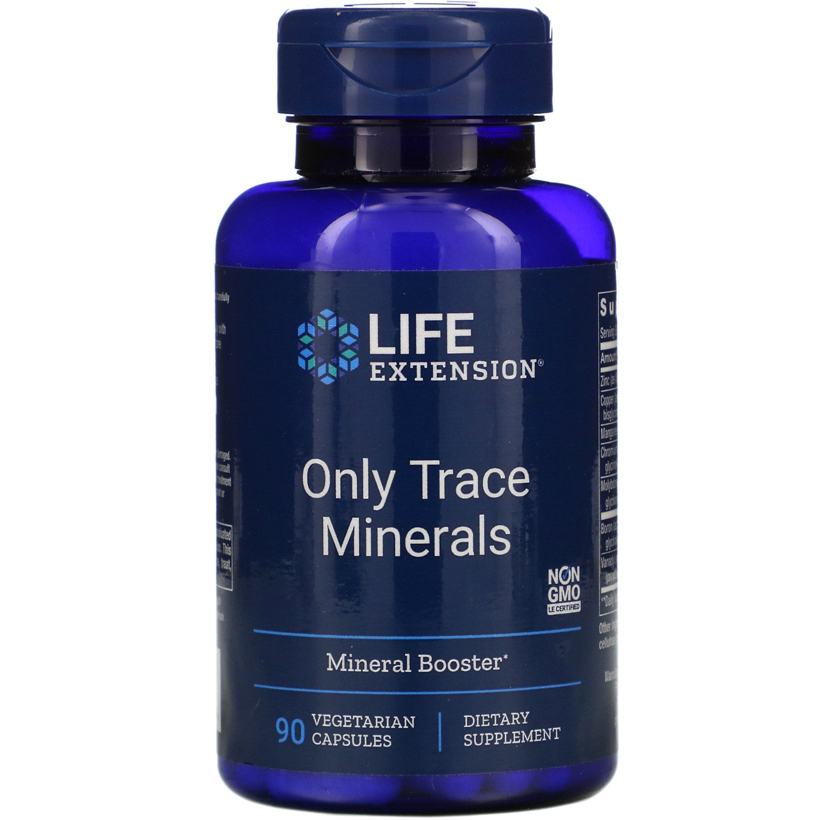Life Extension, Only Trace Minerals, 90 Vegetarian Capsules