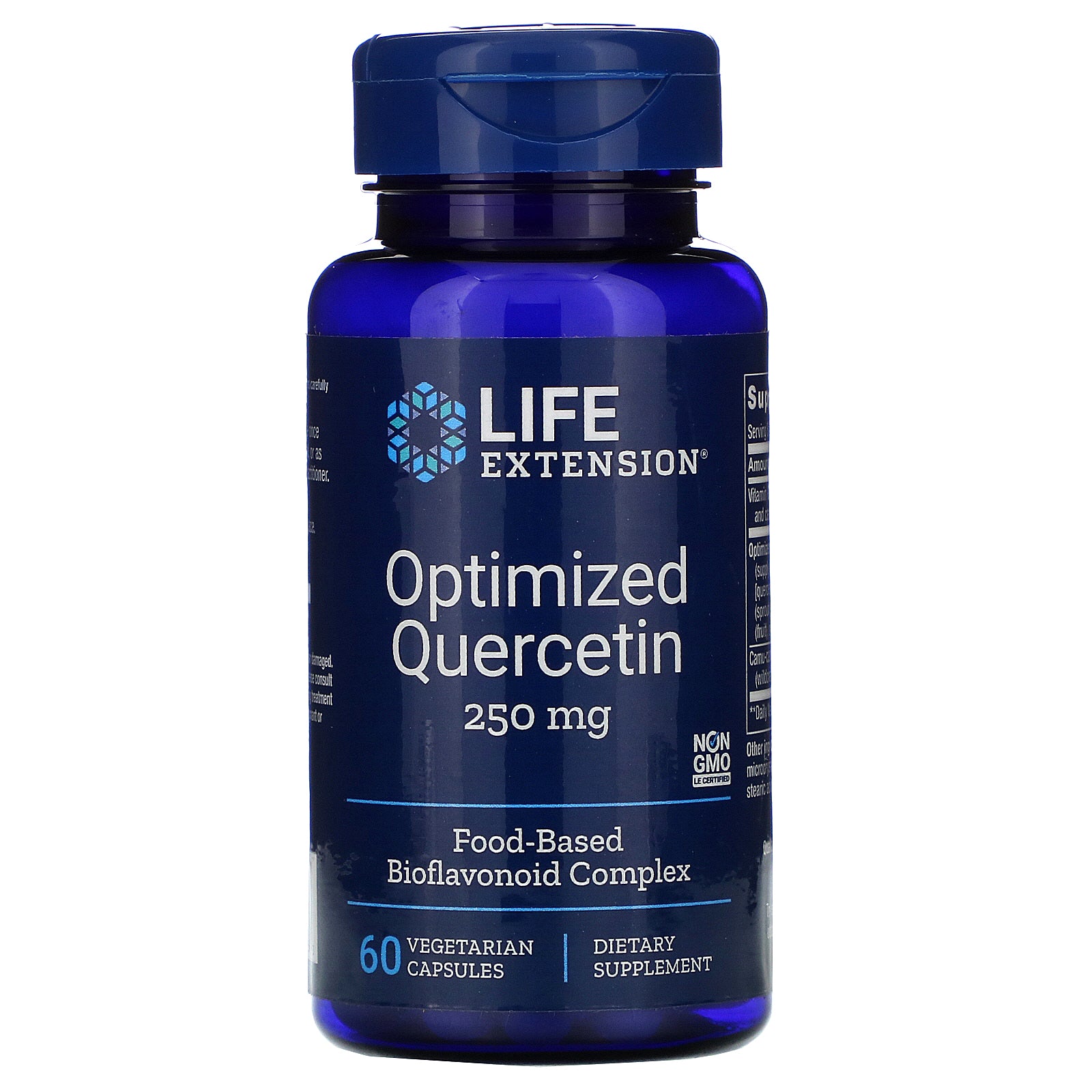 Life Extension, Optimized Quercetin, 250 mg, 60 Vegetarian Capsules