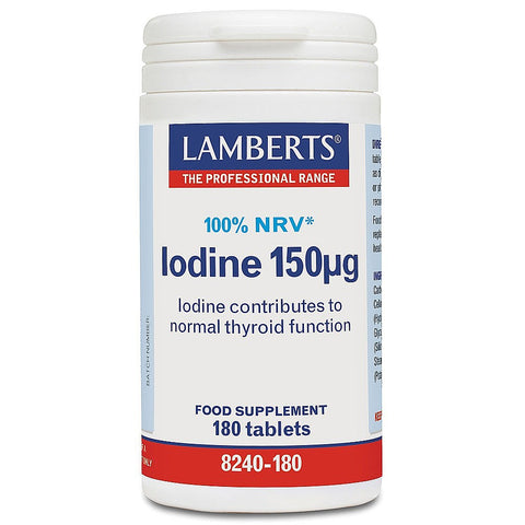 Lamberts Iodine 150µg, 180 Tablets