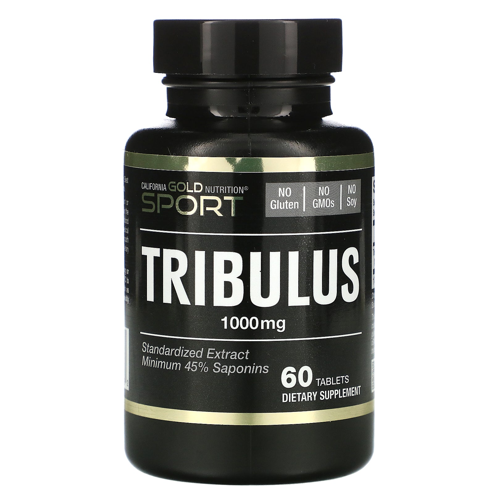 California Gold Nutrition, Tribulus, Standardized Extract, Minimum 45% Saponins, 1,000 mg, 60 Tablets