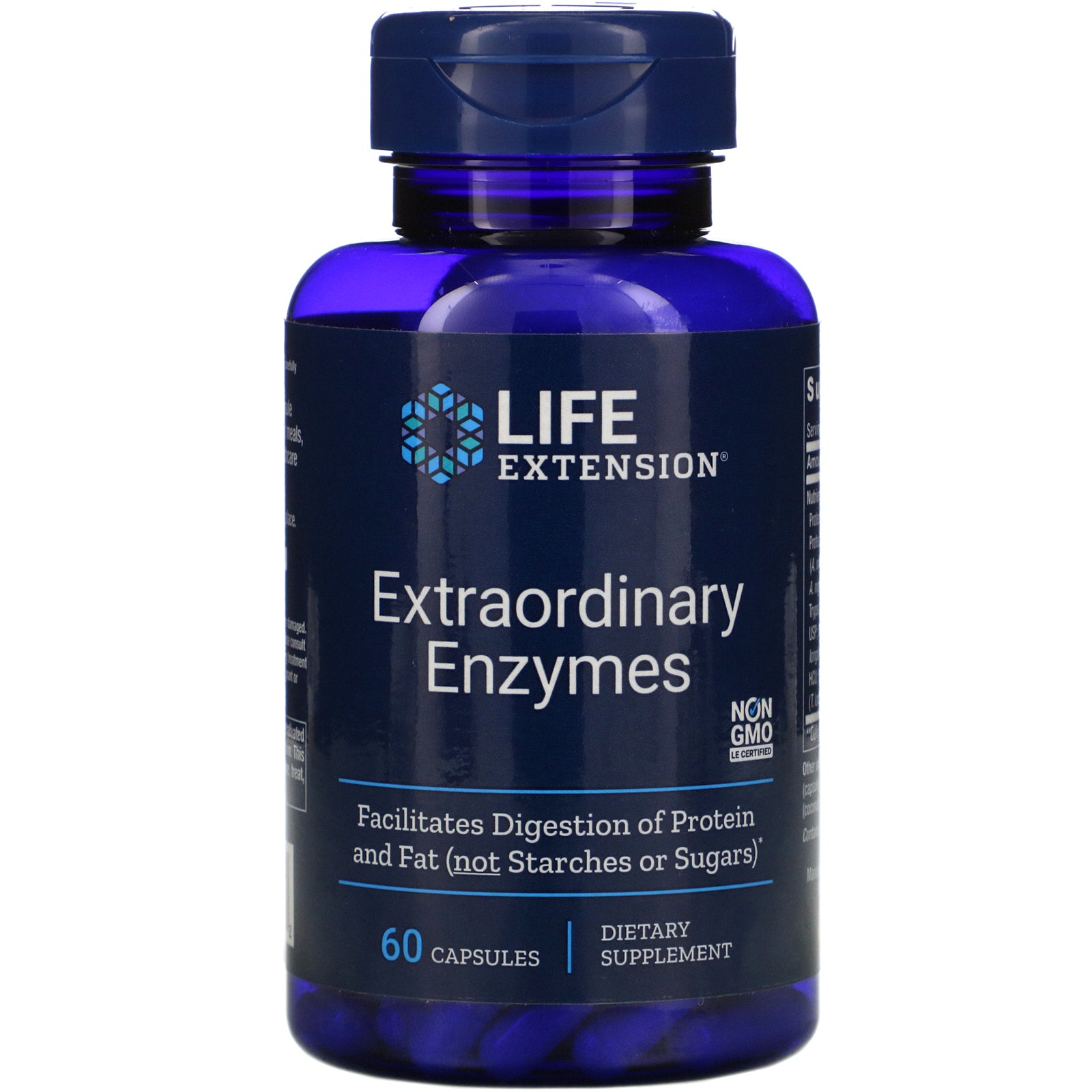 Life Extension, Extraordinary Enzymes, 60 Capsules