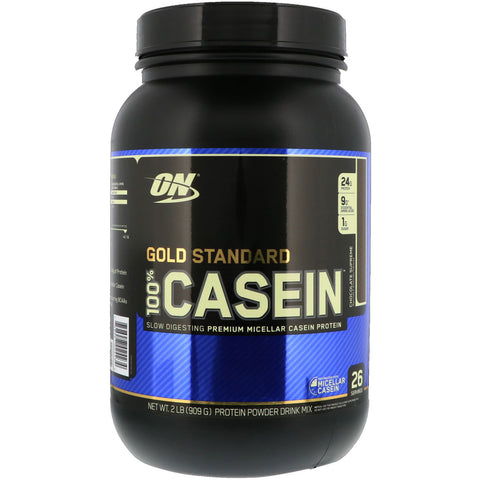 Optimum Nutrition, Gold Standard 100% Casein, Chocolate Supreme, 2 lbs (909 g)