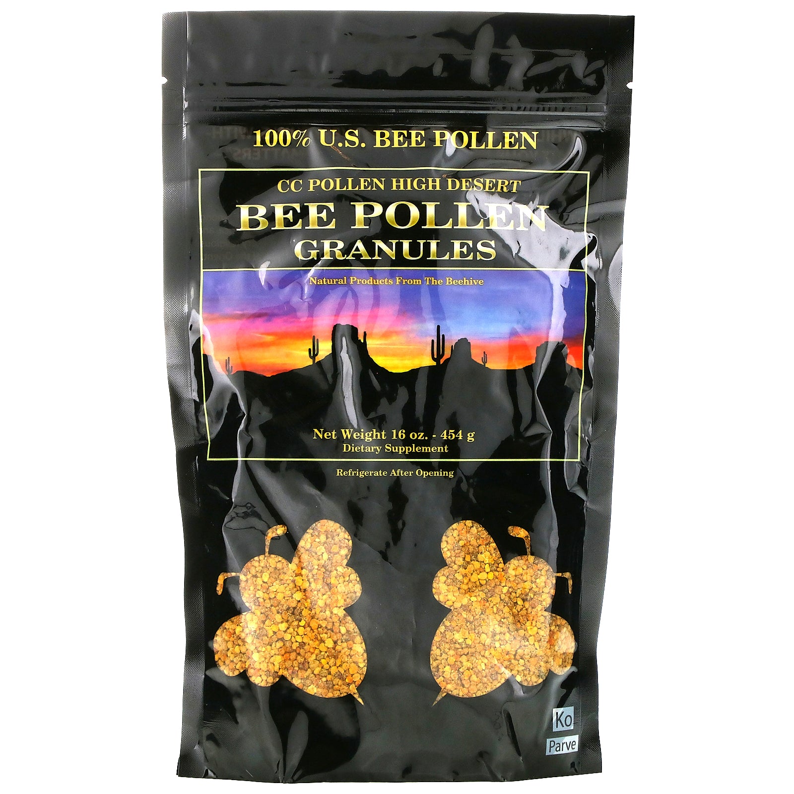 C.C. Pollen, Bee Pollen Granules, 16 oz (454 g)