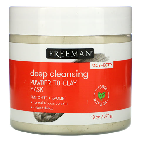 Freeman Beauty, Deep Cleansing Powder-To-Clay Beauty Mask, 13 oz (370 g)