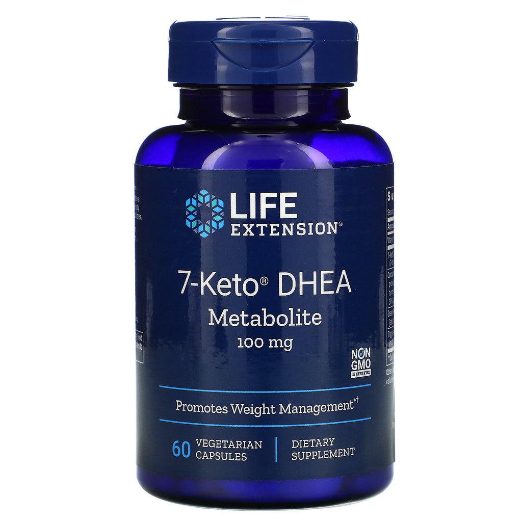 Life Extension, 7-Keto DHEA, Metabolite, 100 mg, 60 Vegetarian Capsules