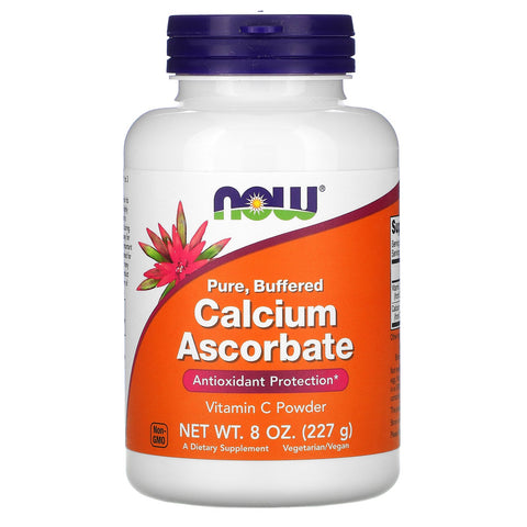 Now Foods, Pure, Buffered Calcium Ascorbate, Vitamin C Powder, 8 oz (227 g)