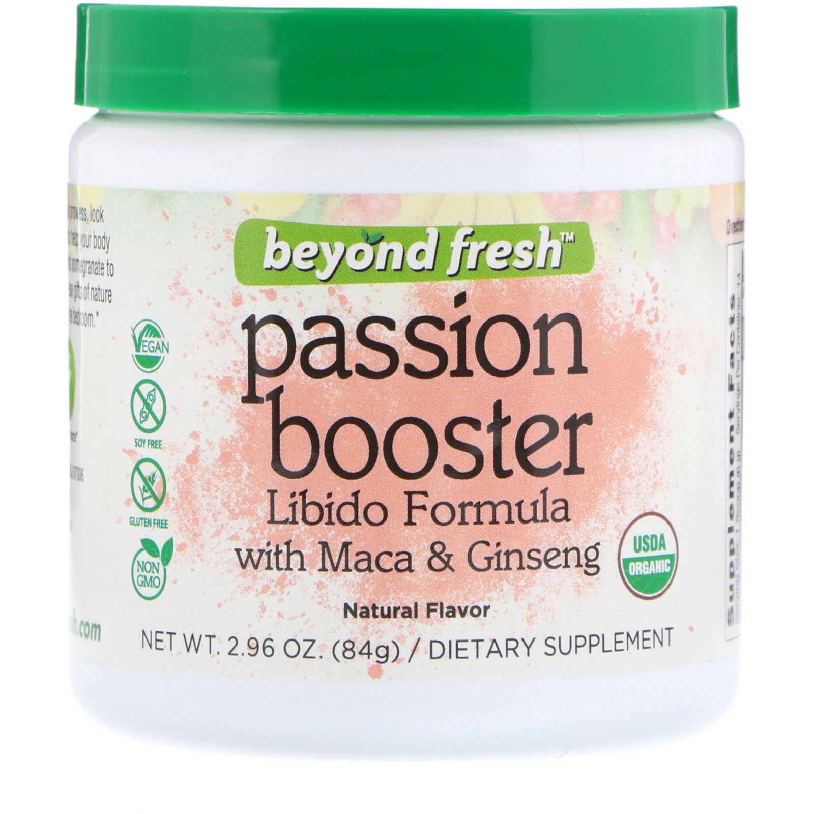 Beyond Fresh, Passion Booster, Libido Formula with Maca & Ginseng, Natural Flavor, 2.96 oz (84 g)