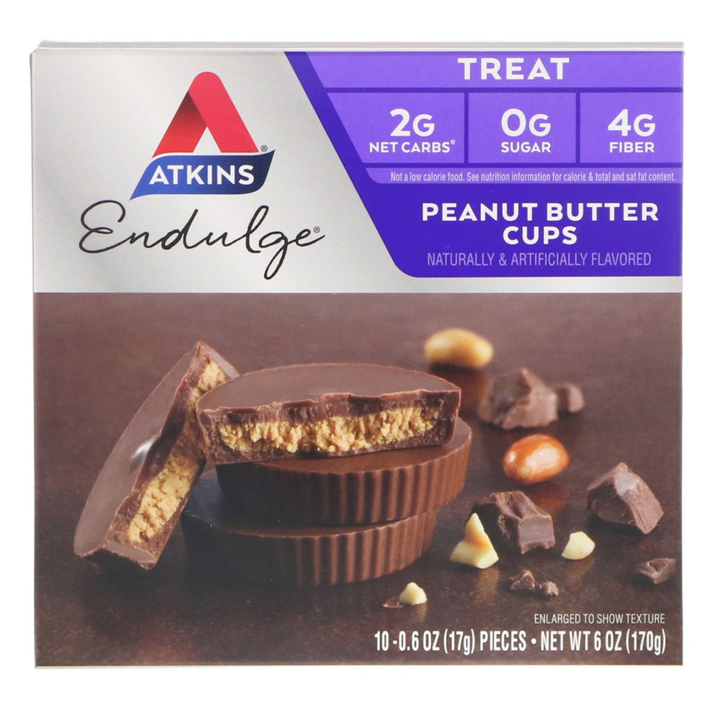 Atkins, Endulge, Peanut Butter Cups, 5 Packs, 1.2 oz (34 g) Each
