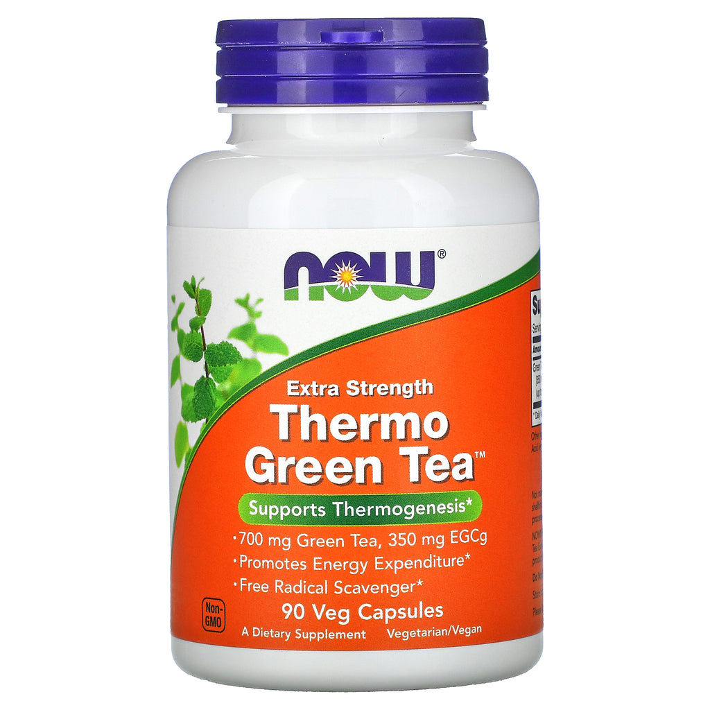 Now Foods, Thermo Green Tea, Extra Strength, 90 Veg Capsules