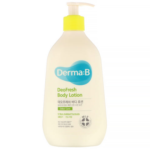 Derma:B, DeoFresh Body Lotion, Odor Care, 13.5 fl oz (400 ml)