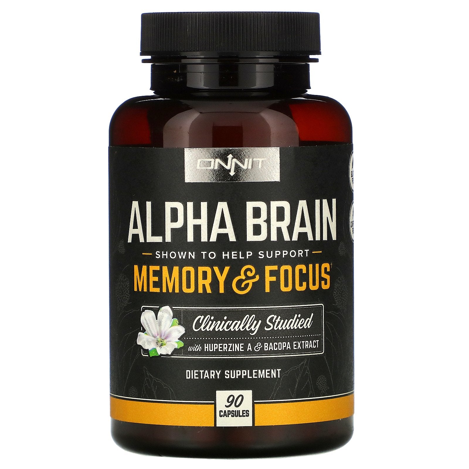 Onnit, Alpha Brain, 90 Capsules