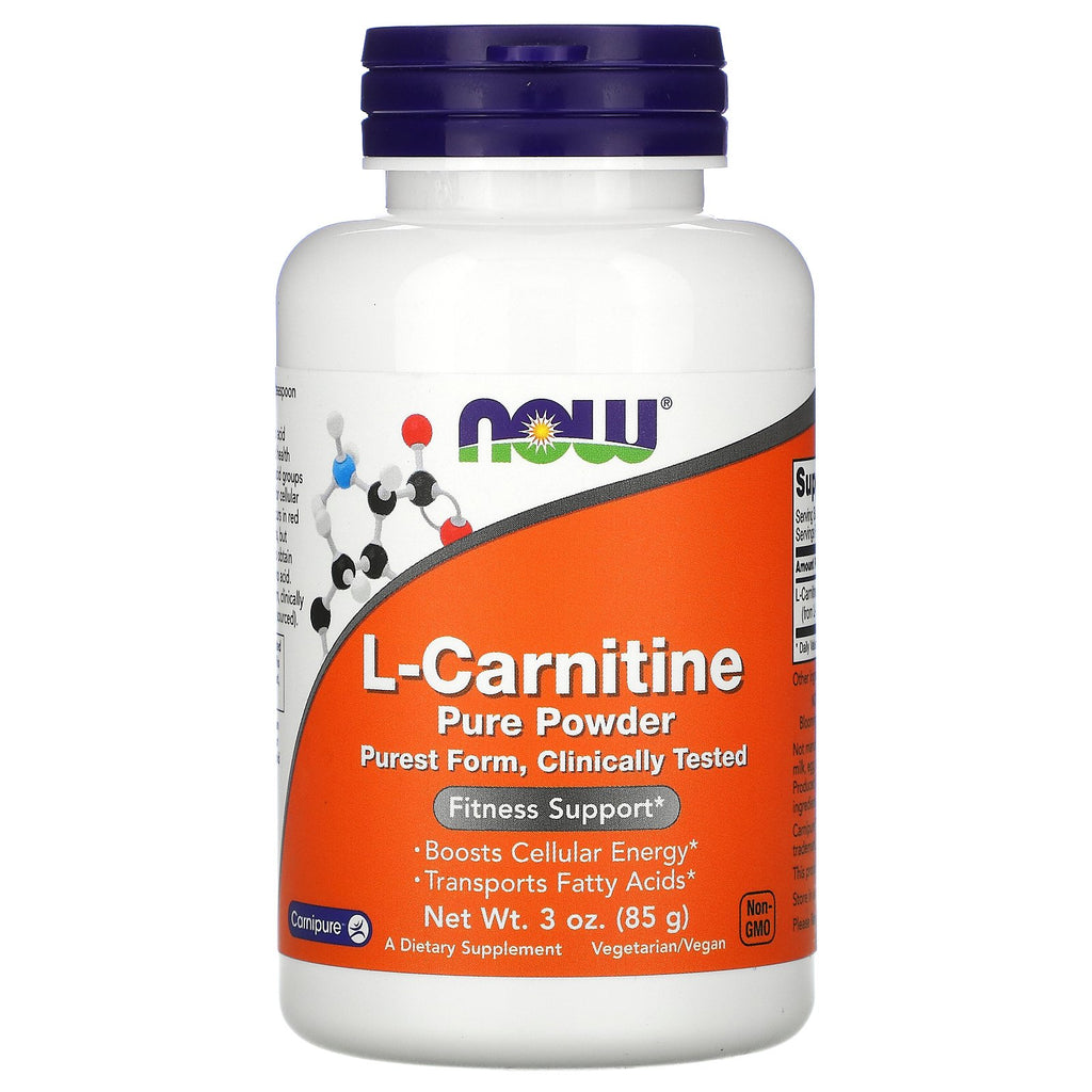 Now Foods, L-Carnitine, Pure Powder, 3 oz (85 g)