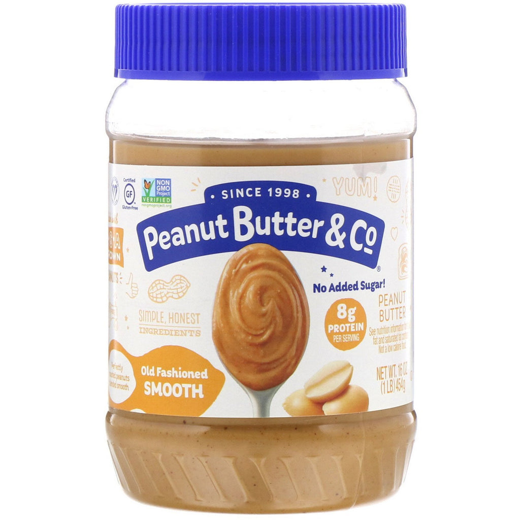 Peanut Butter & Co., Old Fashioned Smooth, Peanut Butter, 16 oz (454 g)