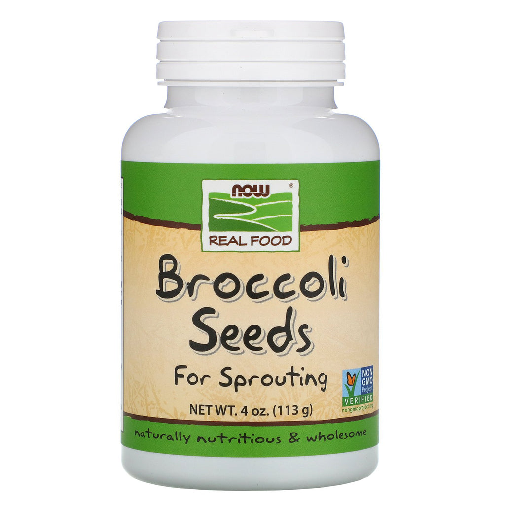 Now Foods, Real Food, Broccoli Seeds, 4 oz (113 g)