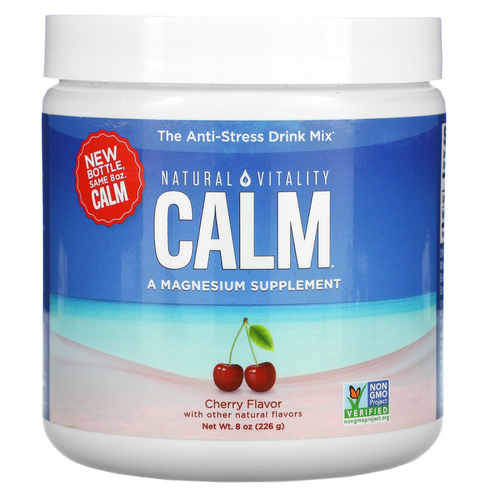 Natural Vitality, CALM, The Anti-Stress Drink Mix, Cherry,  8 oz (226 g)