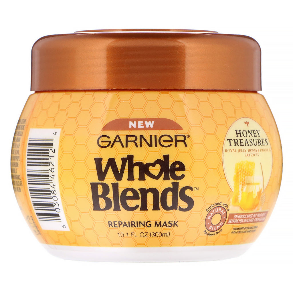 Garnier, Whole Blends, Repairing Mask, Honey Treasures, 10.1 fl oz (300 ml)