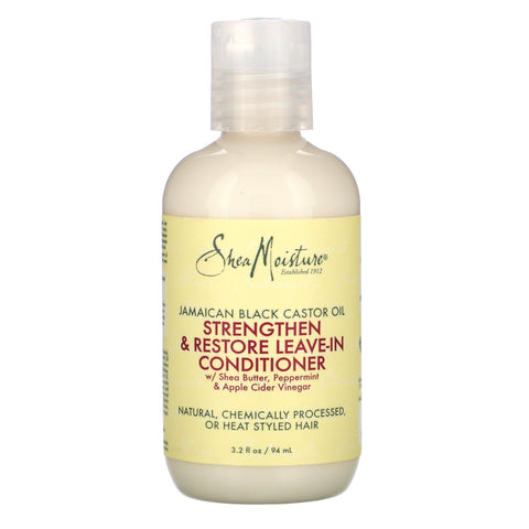 SheaMoisture, Jamaican Black Castor Oil, Strengthen & Restore Leave-In Conditioner, 3.2 fl oz (94 ml)