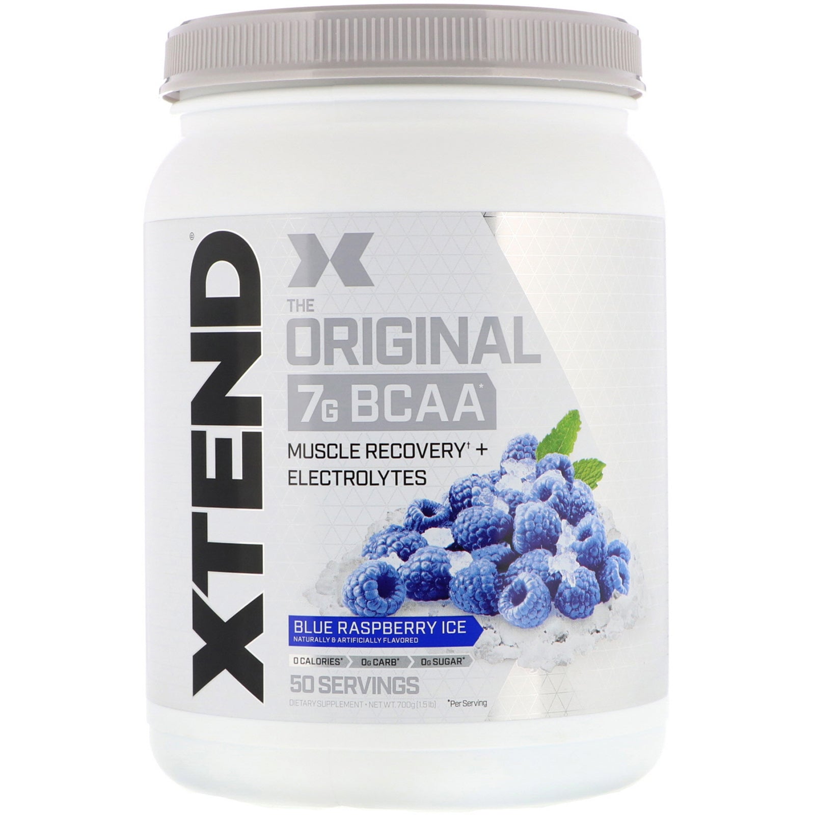 Xtend, The Original 7G BCAA, Blue Raspberry Ice, 1.5 lb (700 g)