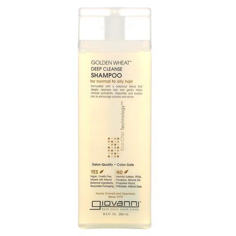 Giovanni, Golden Wheat Deep Cleanse Shampoo, 8.5 fl oz (250 ml)