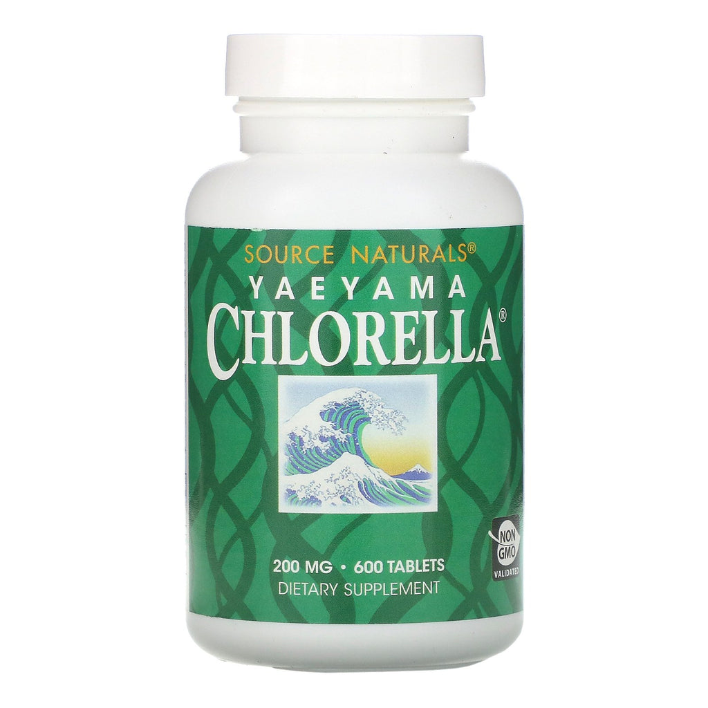 Source Naturals, Yaeyama Chlorella, 200 mg, 600 Tablets