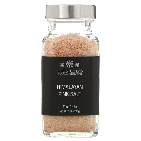 The Spice Lab, Himalayan Pink Salt, Fine Grain, 7 oz (198 g)