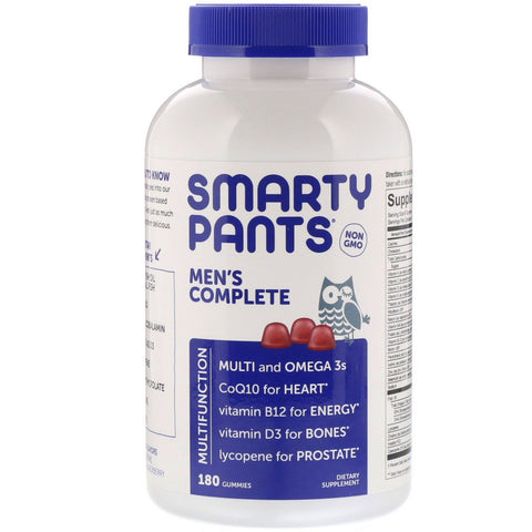 SmartyPants, Men's Complete, 180 Gummies