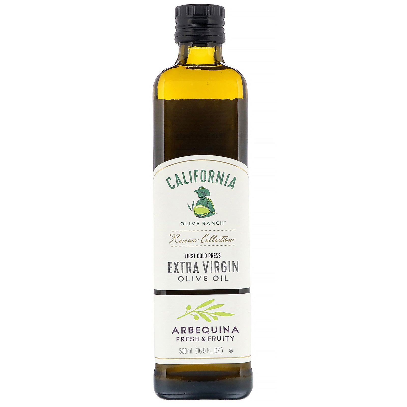 California Olive Ranch, Extra Virgin Olive Oil, Arbequina, 16.9 fl oz (500 ml)