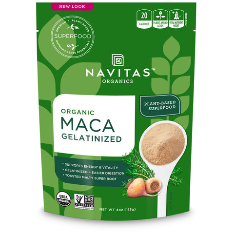 Navitas Organics, Organic Maca, Gelatinized, 4 oz (113 g)