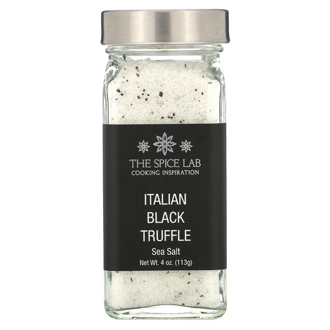 The Spice Lab, Italian Black Truffle Sea Salt, 4 oz (113 g)